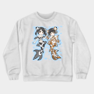 Goldfish Mermaid Sisters Crewneck Sweatshirt